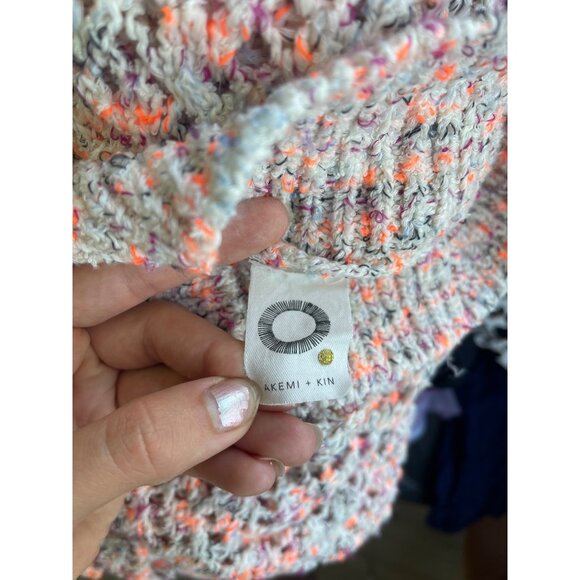 Akemi and Kin Hattie Open Knit Crochet Sweater One Size Pullover Anthropologie - Picture 4 of 9
